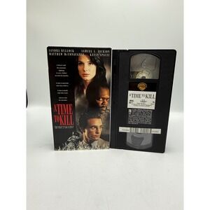 A Time to Kill VHS 1996 Movie Sandra Bullock Samuel L Jackson Warner Bros Tape